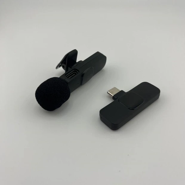 Бездротовий мікрофон для телефону Android (Type-C) 1в1 (Чорний)