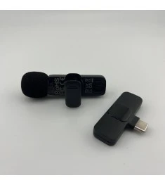 Бездротовий мікрофон для телефону Android (Type-C) 1в1 (Чорний)