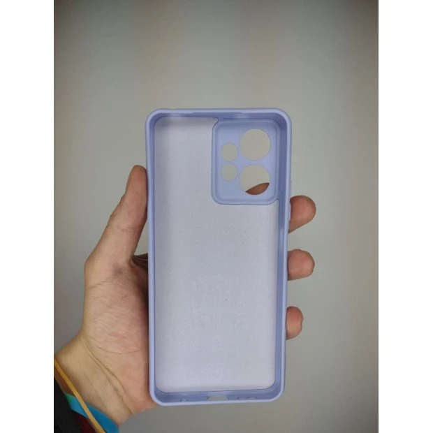 Силіконовий оригінальний 360 чохол для Xiaomi Redmi Note 12 4G (ShutCam) (Лавандовий)