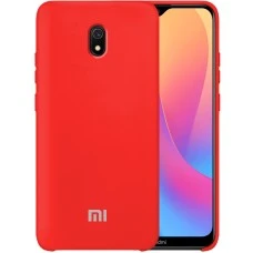 Силикон Original Case Logo Xiaomi Redmi 8A (Красный)