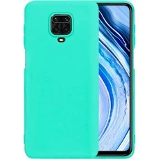Силикон iNavi Color Xiaomi Redmi Note 9S / Pro / Max (Бирюзовый)