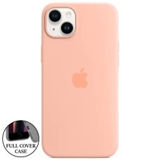 Силіконовий оригінальний чохол для Apple iPhone 14 Plus (Грейпфрут)