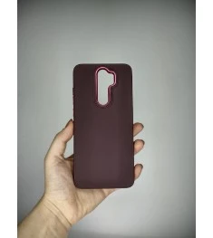 Накладка Metal Camera Xiaomi Redmi Note 8 Pro (Бордо)
