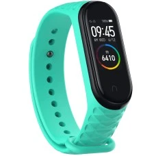 Ремешок Ribbed Style Xiaomi Mi Band 3 / Mi Band 4 (Бирюзовый)