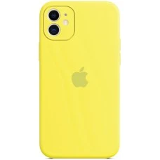 Силикон Original RoundCam Case Apple iPhone 11 (47) Lemon