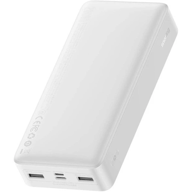 Павербанк Baseus Bipow Overseas 20000mAh 15W (PPBD050102) (Білий)
