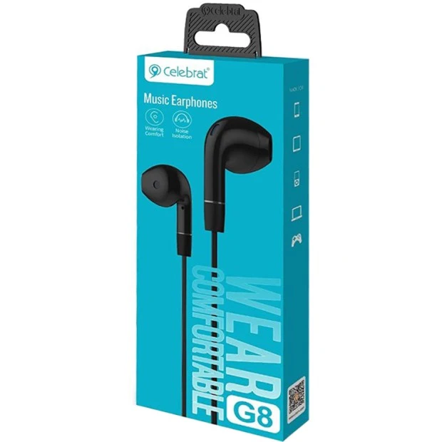 Наушники-вкладыши Celebrat G8 (Black)