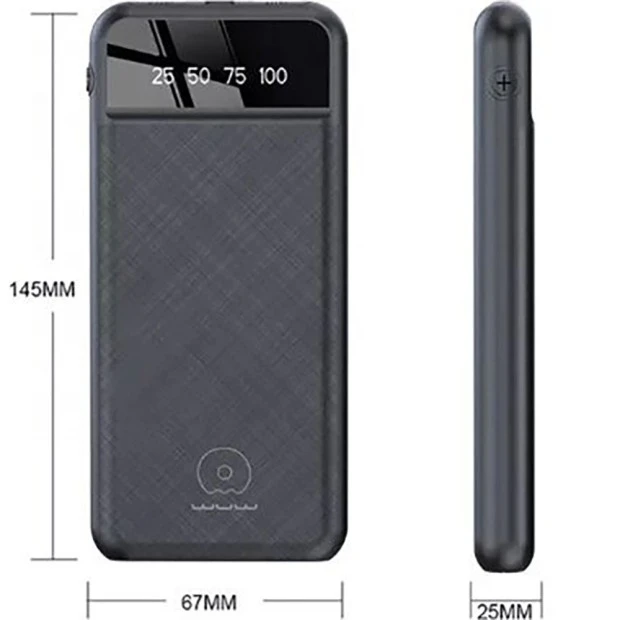 PowerBank WUW Y111 LCD Display 20000mAh (Black)