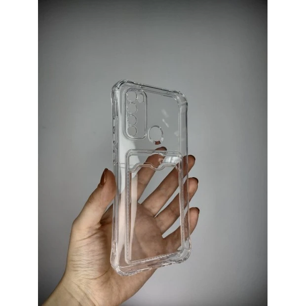 Силикон WS Card ShutCam Case Xiaomi Redmi Note 8T (Прозрачный)