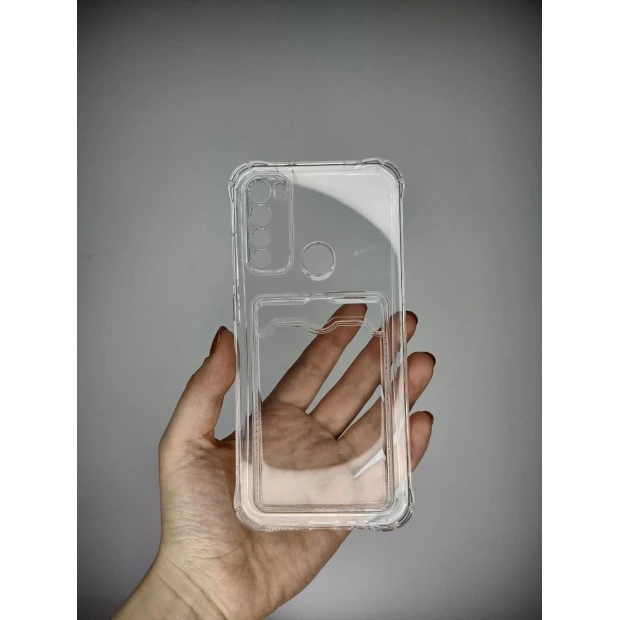 Силикон WS Card ShutCam Case Xiaomi Redmi Note 8T (Прозрачный)