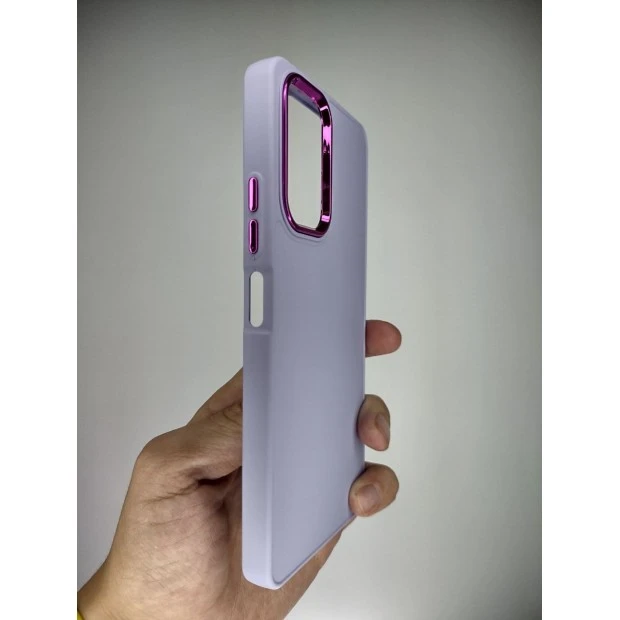 Накладка Metal Camera Xiaomi Redmi Note 10 Pro / Note 10 Pro Max (Фиалковый)