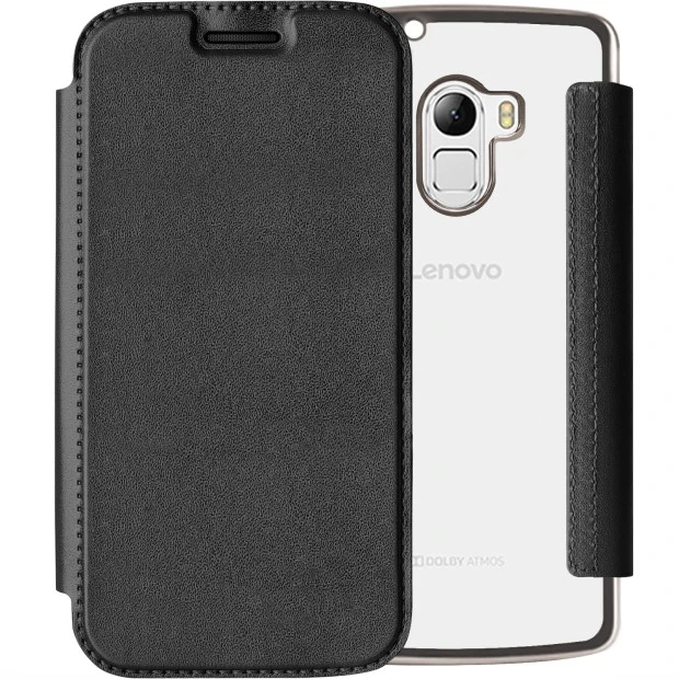 Flip Cover Shine Case for Lenovo Vibe X3 Lite A7010 (Black)