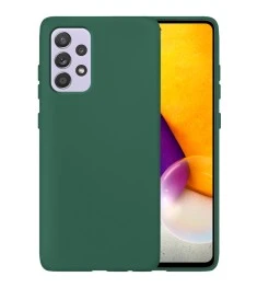 Силикон Original 360 Case Samsung Galaxy A72 (Тёмно-зелёный)