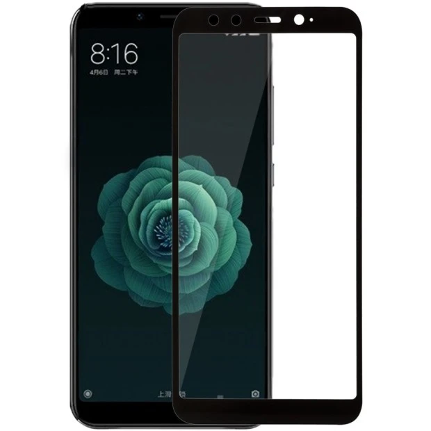 Защитное стекло 3D для Xiaomi Mi6x / Mi A2 Black