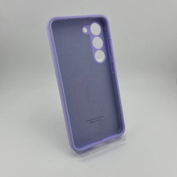 Силиконовый чехол для Samsung Galaxy S23 (Фиалковый)