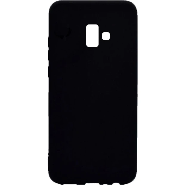 Силиконовый чехол Multicolor Samsung J6 Plus (2018) J610 (черный)