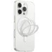 Blueo Crystal 360 Rotatable Stand with MagSafe Case for Apple iPhone 15 Pro Max (Transparent)