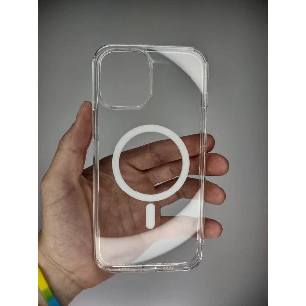 Накладка Monblan Magsafe Apple iPhone 12 Pro Max (Прозрачный)