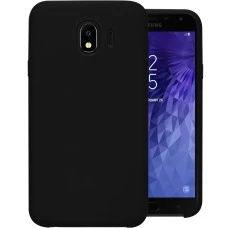 Силикон Original Case Logo Samsung Galaxy J4 (2018) J400 (Чёрный)