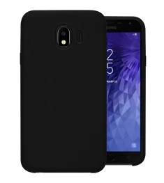 Силикон Original Case Logo Samsung Galaxy J4 (2018) J400 (Чёрный)