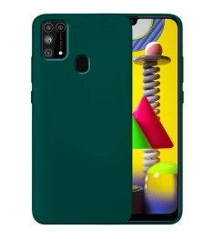 Силикон Original 360 Case Samsung Galaxy M31 (2020) (Тёмно-зелёный)