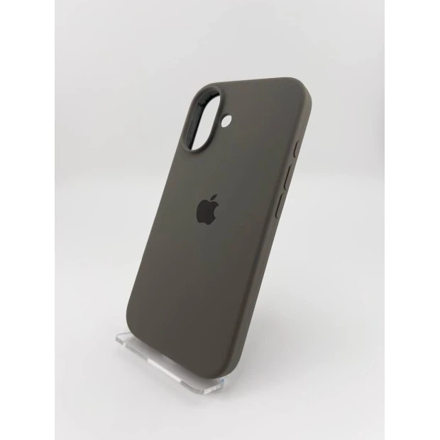 Силикон Original Round Case Apple iPhone 16 (19) Dark Grey