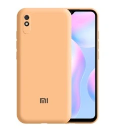 Силикон Original 360 ShutCam Case Logo Xiaomi Redmi 9A (Персиковый)