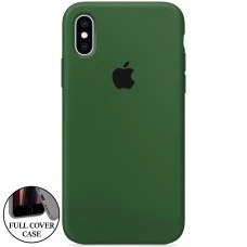 Силикон Original Round Case Apple iPhone XS Max (52) Olive