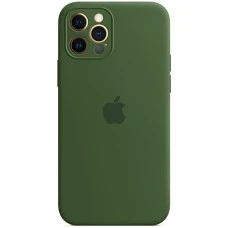 Силикон Original RoundCam Case Apple iPhone 12 Pro Max (52) Olive