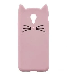 Силикон Kitty Case Meizu M5 Note (розовый)