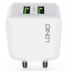 СЗУ-адаптер LDNIO DL-220 + lighthing-кабель 2.1A 2USB