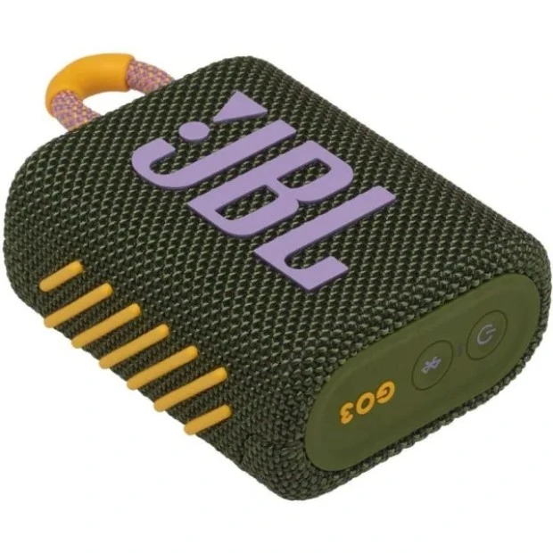 Портативна акустика JBL GO 3 (зелена) JBLGO3GRN K
