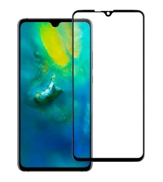 Защитное стекло для Huawei Mate 20 Black (Клей)
