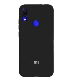 Силикон Original Case (HQ) Xiaomi Redmi Note 7 (Чёрный)