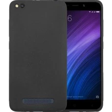 Силиконовый чехол Textile Xiaomi Redmi 4a (Чёрный)