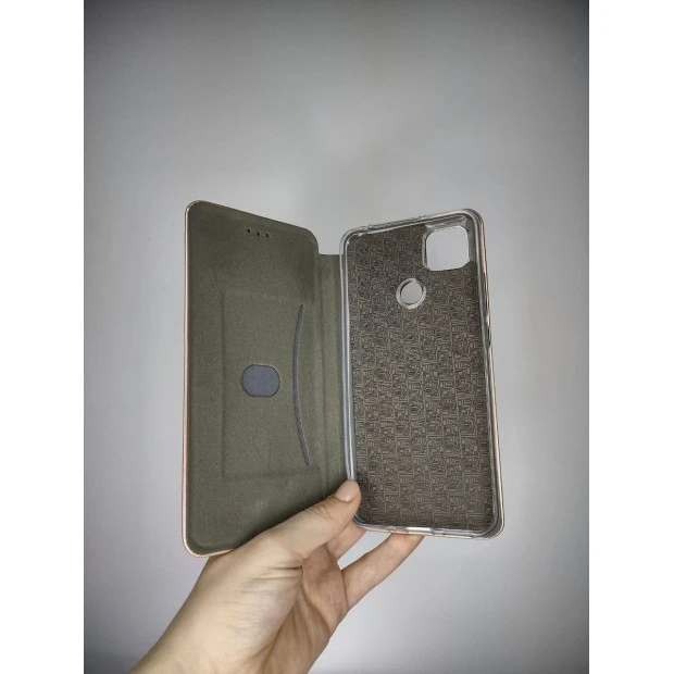 Чехол-книжка Оригинал Xiaomi Redmi 9C / 10A (Розовое золото)