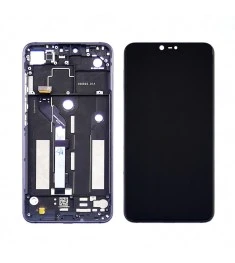 Дисплей для Xiaomi Mi 8 Lite с чёрным тачскрином и корпусной рамкой