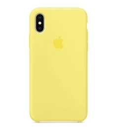 Силикон Original Case Apple iPhone XS Max (45) Lemonade