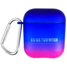 Чехол для наушников Clear Case Airpods Gradient (Blue&Pink)