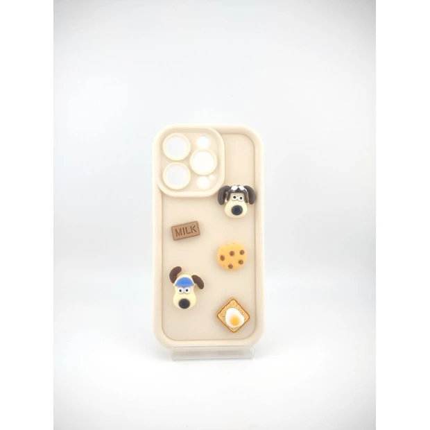 Чохол Pretty Things Case для Apple iPhone 14 Pro (білий / печиво)