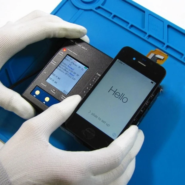 Дисплей для Apple iPhone 4s с чёрным тачскрином HC
