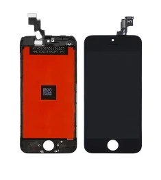 Дисплей для Apple iPhone 5C с чёрным тачскрином HC