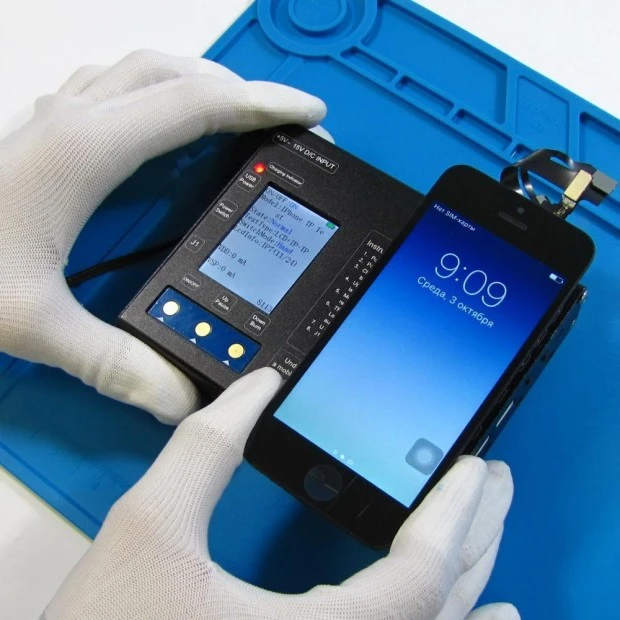 Дисплей для Apple iPhone 5C с чёрным тачскрином HC