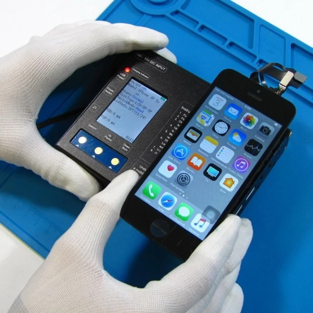 Дисплей для Apple iPhone 5C с чёрным тачскрином HC