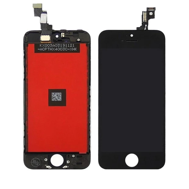 Дисплей для Apple iPhone 5S с чёрным тачскрином HC