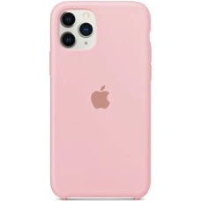 Силіконовий оригінальний чохол Apple для iPhone 11 Pro (08) рожевий пісок.