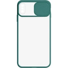 Накладка Totu Curtain Apple IPhone XS Max (Тёмно-зелёный)