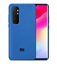 Силикон Original 360 Case Logo Xiaomi Mi Note 10 Lite (Кобальт)
