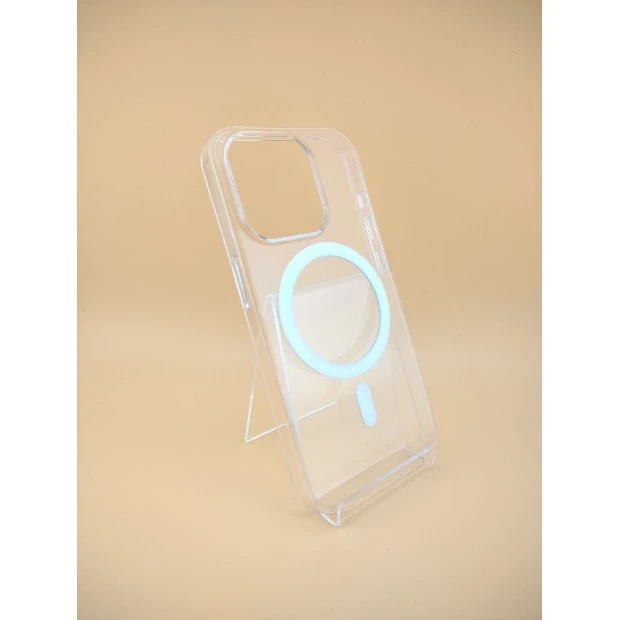Чохол Clear Case Premium з MagSafe для Apple iPhone 15 Pro (Прозорий)