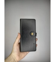 Leather Book Gallant Flip Case for Xiaomi Redmi Note 12S (Black)